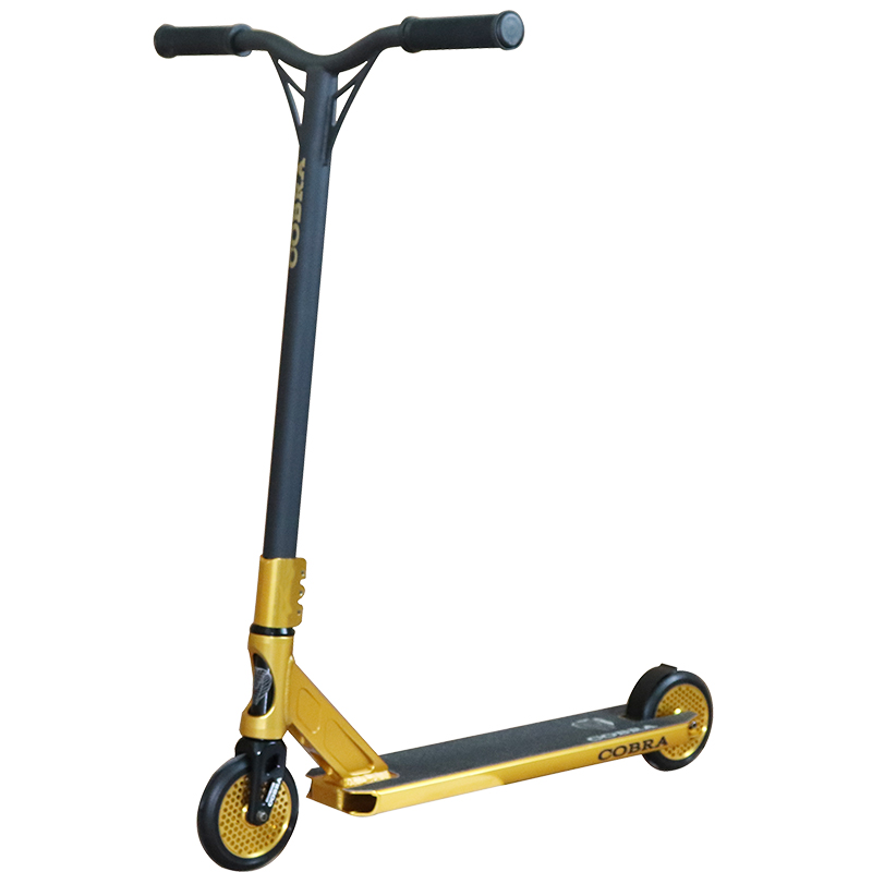 120mm stunt scooter (anodized gold)