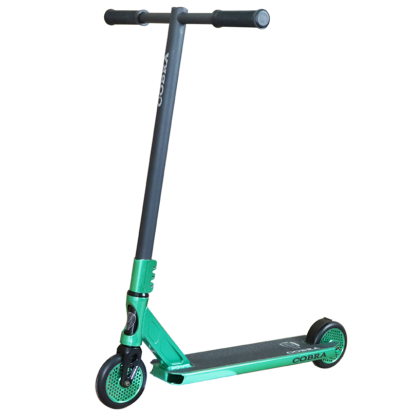 120mm stunt scooter (anodized green)